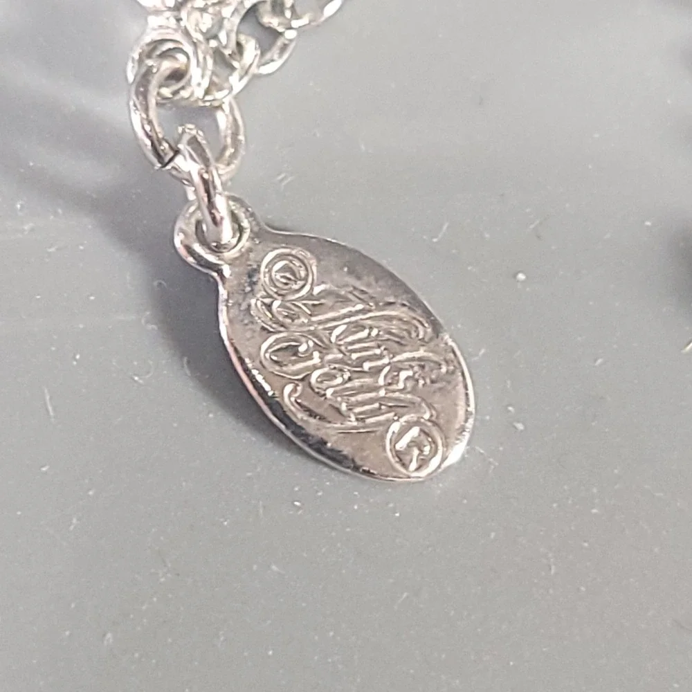 Kirks Folly Fairy Initial S Pendant Necklace Women Silver Aurora Borealis